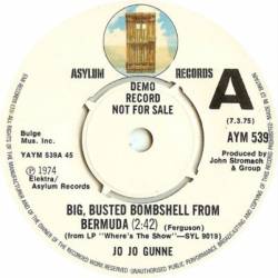 Jo Jo Gunne : Big Busted Bombshell from Bermuda - I'm Your Shoe